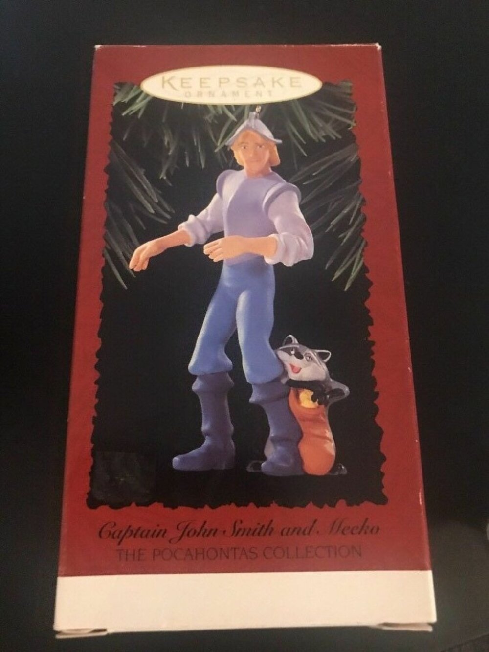 Hallmark Keepsake Ornament Disney Captain John Smith And Meeko From Pocahontas